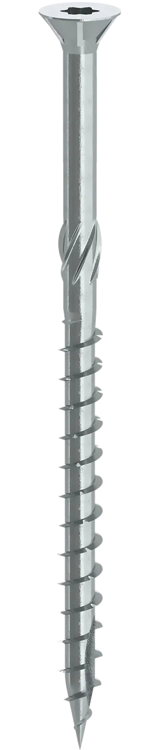 Flat Countersunk Head Wood Screws with Serrations — variant 2
