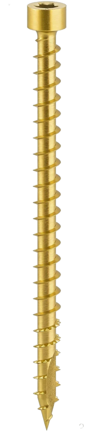 Wood Screws — TX Cylinder Head, Full Thread and Toothed Point