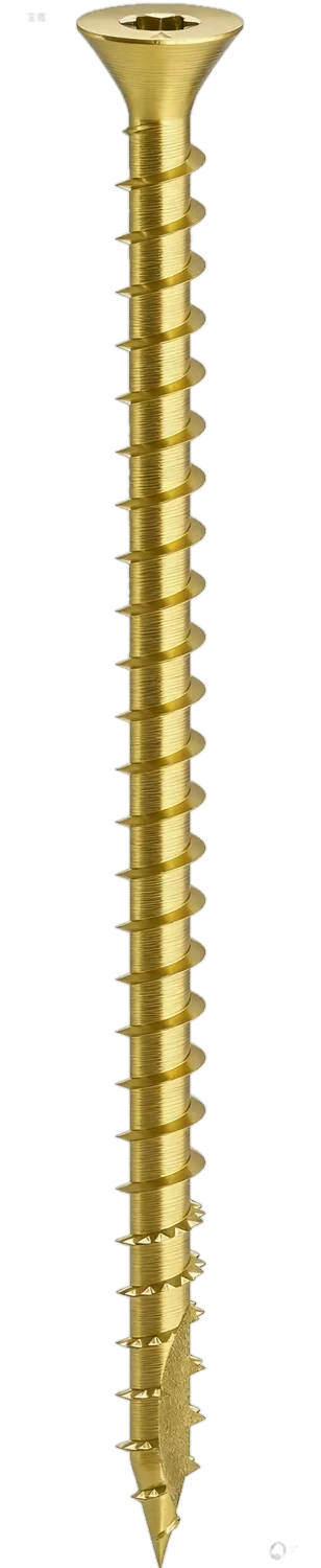 Wood Screws — TX Flat Head, Full Thread and Toothed Point — variant 2