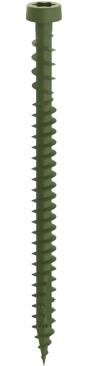 Wood Terrace Screws — TX Trim Conical Head, Toothed Point Type 17 — variant 2